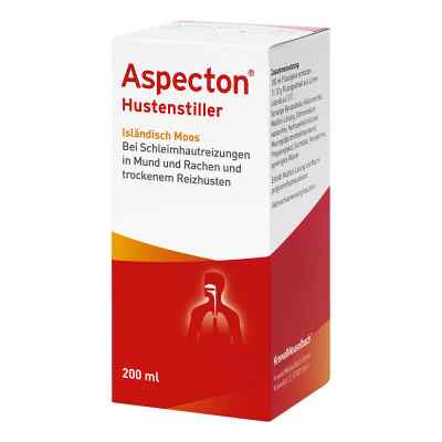 Aspecton Hustenstiller Isländisch Moos Saft 200 ml od HERMES Arzneimittel GmbH PZN 12354571