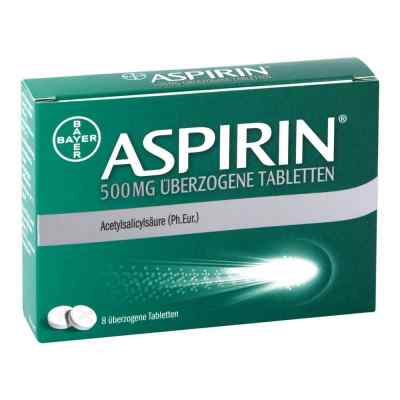 Aspirin 500 mg überzogene tabletki 8 szt. od Bayer Vital GmbH PZN 10203595