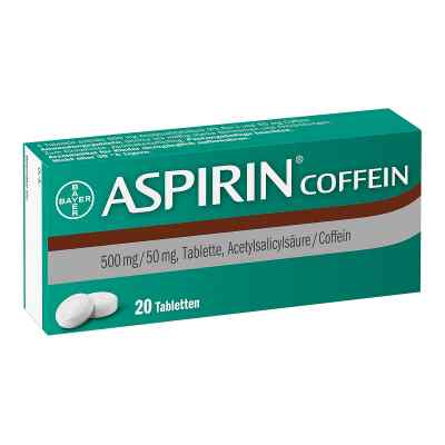 Aspirin Coffein tabletki 20 szt. od Bayer Vital GmbH PZN 05461711