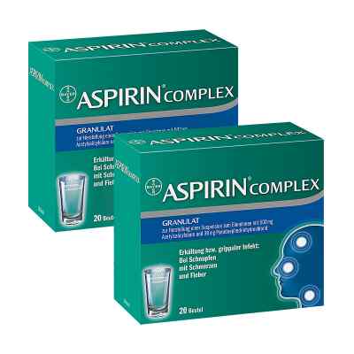 ASPIRIN COMPLEX 2x20 szt. od Bayer Vital GmbH PZN 08100074