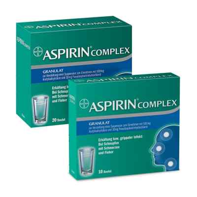 Aspirin Complex granulki, podwójne opakowanie 20+10 szt. od Bayer Vital GmbH PZN 08010002
