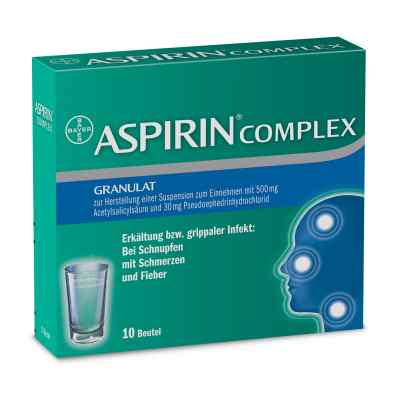 Aspirin Complex na przeziębienie, granulat 10 szt. od Bayer Vital GmbH PZN 03227112