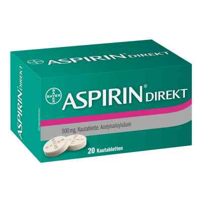 Aspirin Direkt Kautabl. 20 szt. od Bayer Vital GmbH PZN 04356254