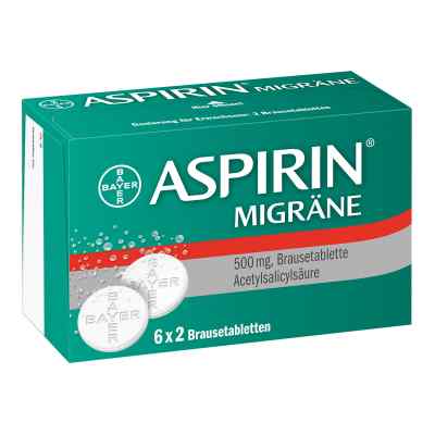 Aspirin Migrena tabletkli musujące 12 szt. od Bayer Vital GmbH PZN 00958281
