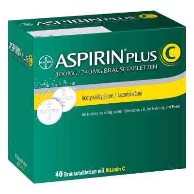 Aspirin Plus C tabletki musujące 40 szt. od Bayer Vital GmbH PZN 03464237