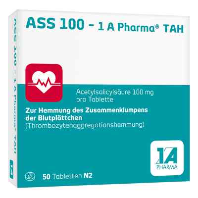 Ass 100 1a Pharma Tah Tabl. 50 szt. od 1 A Pharma GmbH PZN 06312060