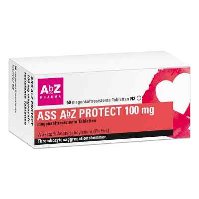 Ass Abz Protect 100 mg magensaftresist.Tabl. 50 szt. od AbZ Pharma GmbH PZN 01696788