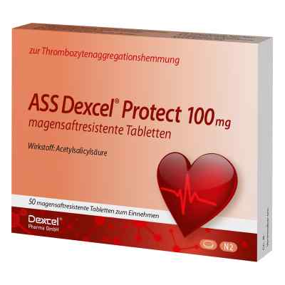 Ass Dexcel Protect 100 mg magensaftresistent    Tabletten 50 szt. od Dexcel Pharma GmbH PZN 09318790