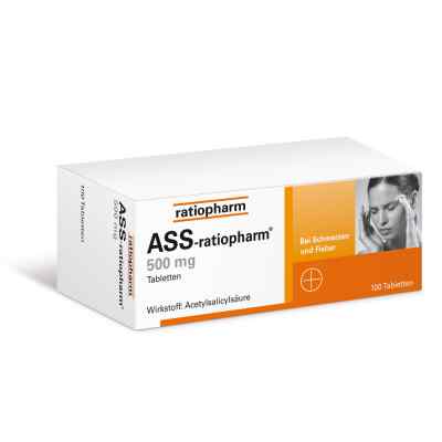 ASS ratiopharm 500 mg tabletki  100 szt. od ratiopharm GmbH PZN 03416422