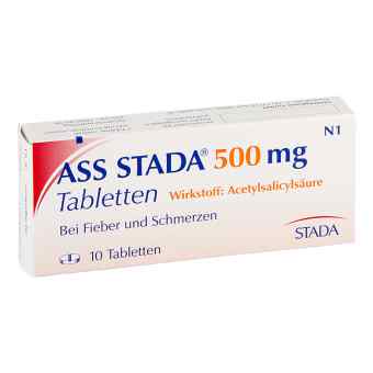 ASS STADA tabletki 500mg 10 szt. od STADA Consumer Health Deutschlan PZN 03366167