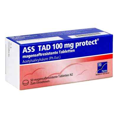 Ass Tad 100 mg Protect Tabl. magensaftr. 50 szt. od TAD Pharma GmbH PZN 03828194