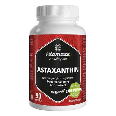Astaxanthin 4 mg vegan Vitamaze Kapseln 90 szt. od Vitamaze GmbH PZN 13947474