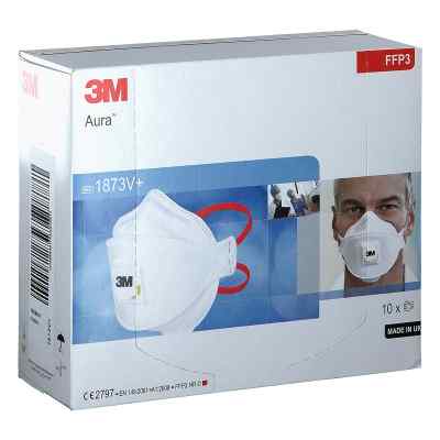 Atemschutzmaske 3m 1873v+ mit Ventil Aura Ffp3 10 szt. od 3M Deutschland GmbH PZN 09328073