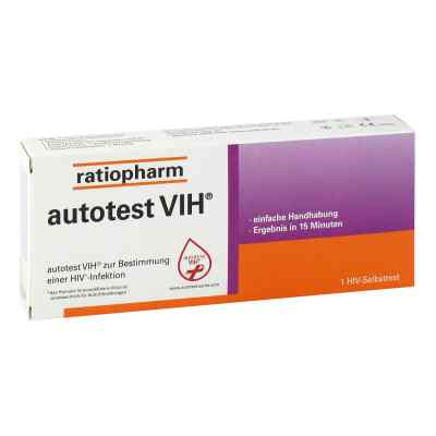 Autotest Vih Hiv-selbsttest ratiopharm 1 szt. od ratiopharm GmbH PZN 13965199