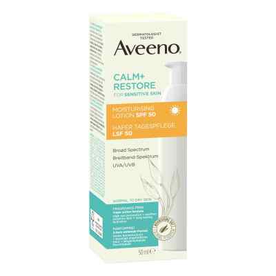 Aveeno Calm+ Restore nawilżające mleczko do twarzy SPF 50