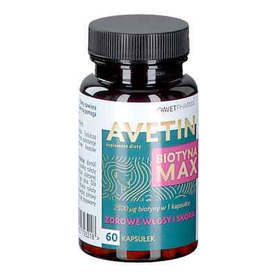 Avetin Biotyna Max tabletki 60  od AVET PHARMA SP. Z O.O. PZN 08303509