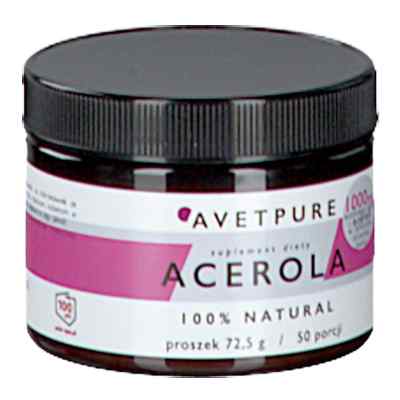 Avetpure Acerola 72.5 g od AVET PHARMA SP. Z.O.O. PZN 08303076