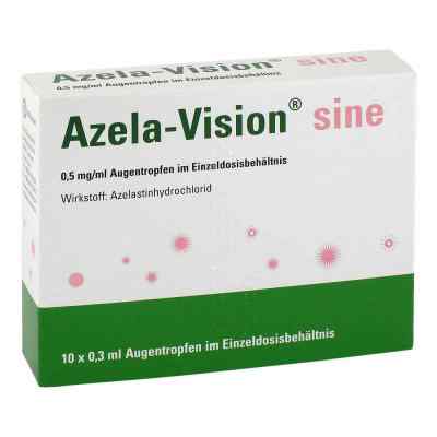 Azela-vision sine 0,5 mg/ml Augentropfen i.einzeldosis. 10X0.3 ml od OmniVision GmbH PZN 02498263