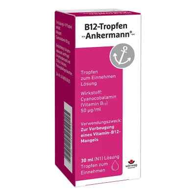 B 12 Ankermann Tropfen 30 ml od Wörwag Pharma GmbH & Co. KG PZN 04972036