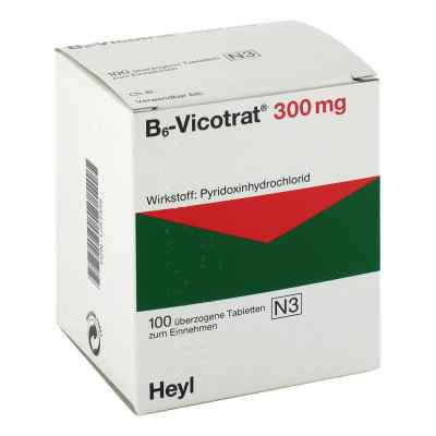 B 6 Vicotrat 300 mg Tabl.ueberzogen 100 szt. od HEYL Chem.-pharm. Fabrik GmbH &  PZN 01254346