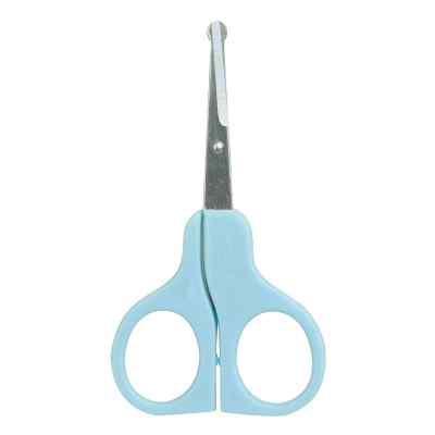 Baby Schere gebogen blau Bf 9 cm