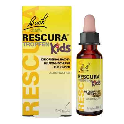 Bachblüten Original Rescura Kids krople bez alkoholu 10 ml od Nelsons GmbH PZN 16391876