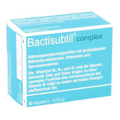 Bactisubtil Complex kapsułki 50 szt. od CHEPLAPHARM Arzneimittel GmbH PZN 04479749