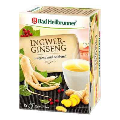 Bad Heilbrunner Herbata imbirowa z żeń-szeniem 15X2.0 g od Bad Heilbrunner Naturheilm.GmbH& PZN 02437511