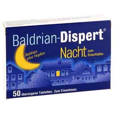 Baldrian Dispert Nacht powlekane tabletki nasenne 50 szt. od CHEPLAPHARM Arzneimittel GmbH PZN 02859873