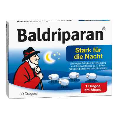 Baldriparan stark tabletki powlekane na noc 30 szt. od PharmaSGP GmbH PZN 00499175