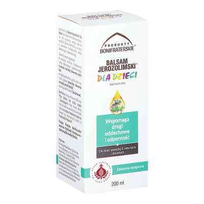 Balsam Jerozolimski dla dzieci płyn 200 ml od PHYTOPHARM KLĘKA S.A. PZN 08303794