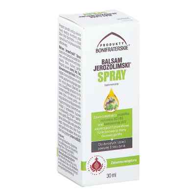 Balsam Jerozolimski spray Produkty Bonifraterskie 30 ml od  PZN 08304352