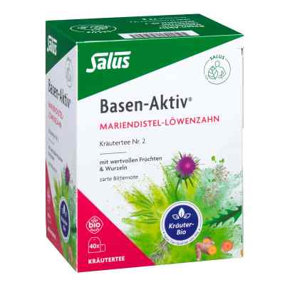 Basen Aktiv Tee Nummer 2  Mariend.-löwenzahn Bio Salus 40 szt. od SALUS Pharma GmbH PZN 16357715