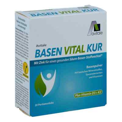 Basen Vital Kur + witamina D3 i K2 proszek 20 szt. od Avitale GmbH PZN 14819005