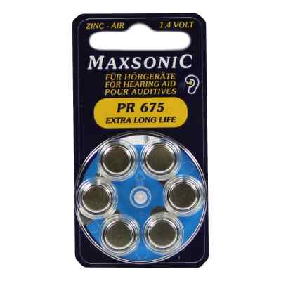 Batterien f.Hoergeraete Maxsonic Pr675