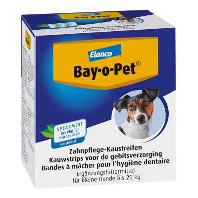 Bay O Pet Zahnpfl.kaustreif.spearmint f.kl.Hunde 140 g od Elanco Deutschland GmbH PZN 00679635