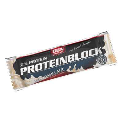 Bbn Hardcore Proteinblock Riegel Macadamia nut 90 g od Fitnesshotline GmbH PZN 09233355