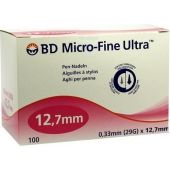 Bd Micro Fine Ultra Pen-nadeln 0,33x12,7 mm 100 szt. od Becton Dickinson GmbH PZN 09372884