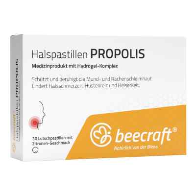 Beecraft Halspastillen Propolis 30 szt. od  PZN 18117323
