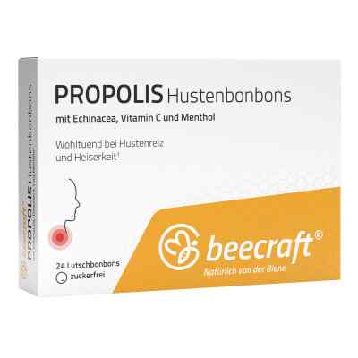 Beecraft Propolis pastylki na kaszel 24 szt. od Hansa Naturheilmittel GmbH PZN 18152874