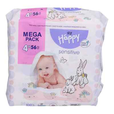 Bella Baby Happy Feuchttücher Sensitive 4X56 szt. od TZMO Deutschland GmbH PZN 18674791