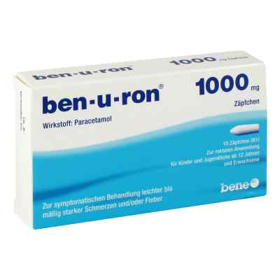 Ben U Ron 1000 mg czopki 10 szt. od bene Arzneimittel GmbH PZN 01484879