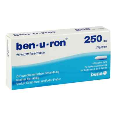 Ben U Ron 250 mg czopki 10 szt. od bene Arzneimittel GmbH PZN 00116642