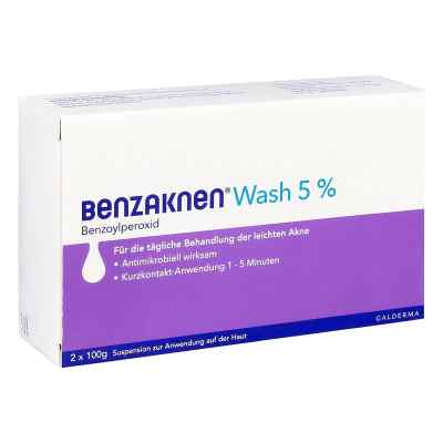 Benzaknen 5 % w płynie 2X100 g od Galderma Laboratorium GmbH PZN 09206298