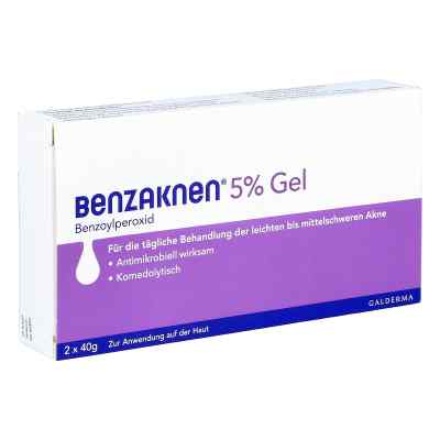 Benzaknen 5% żel 2X40 g od Galderma Laboratorium GmbH PZN 15250576