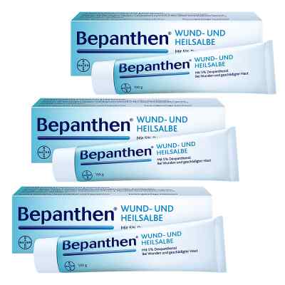 Bepanthen Wund- und Heilsalbe 3x100 g od Bayer Vital GmbH PZN 08100772