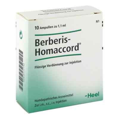 Berberis Homaccord Amp. 10 szt. od Biologische Heilmittel Heel GmbH PZN 00117742