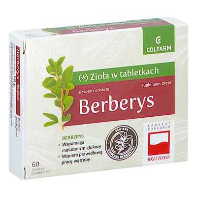 Berberys tabletki Colfarm 60  od ZAKŁ. FARM. COLFARM S.A. PZN 08304564