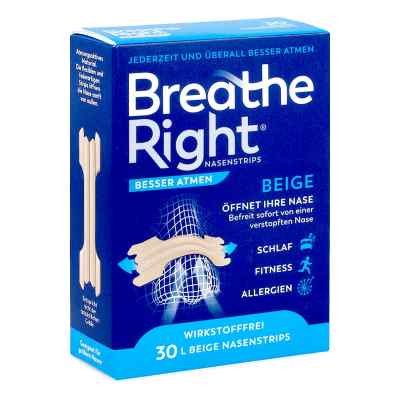 Besser Atmen Breathe Right Nasenpfl.groß Beige 30 szt. od Pharma Netzwerk PNW GmbH PZN 17179167