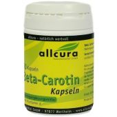 Beta Carotin kapsułki 60 szt. od allcura Naturheilmittel GmbH PZN 08621977